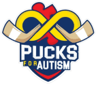 Pucks for Autism Charity Hockey Logo
